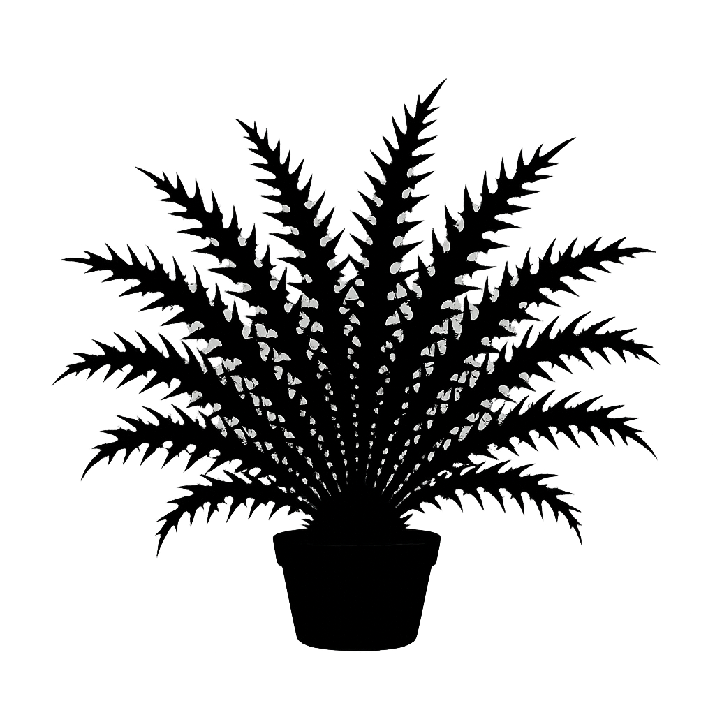 Encephalartos horridus silhouette